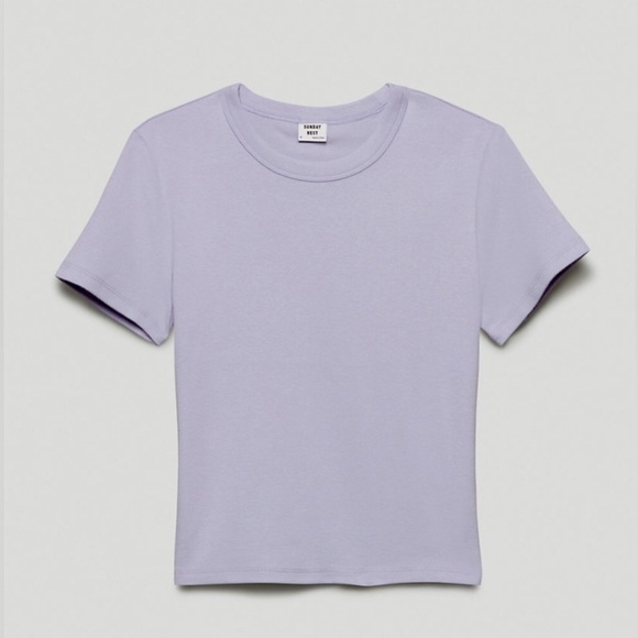 Sunday Best Little Ribbed T-Shirt - Picture 1 of 6